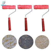 Blesiya 7 "DIY Dập Nổi Họa Tiết Con Lăn Sơn Công Cụ Thay Thế Cho Tường Và