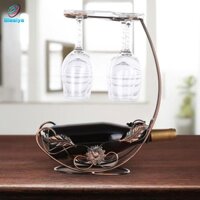 Blesiya Giá đỡ độc đáo có giá đỡ kính Hộp đựng đồ sắt