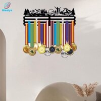 Blesiya Huy Chương Móc Treo Màn Hình Hiển Thị Khung Dễ Dàng Lắp Đặt Lưu Trữ Thể Dục