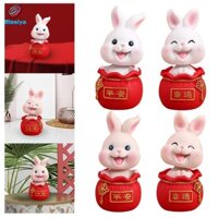 Blesiya Nhựa Tượng Hình Lắc Đầu Điêu Khắc Trang Trí Bàn Trung Tâm Cho Văn Phòng Phòng Ăn Mùa Xuân