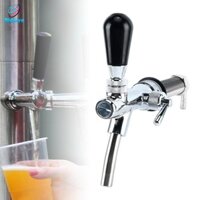 blesiya Vòi thép không gỉ có thể điều chỉnh Lưu lượng có thể điều chỉnh Vòi dài hơn Bia Keg Tap Vòi bia cho bia Kegging