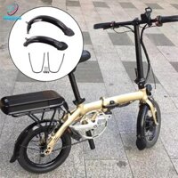 Blesiya Xe Đạp Gấp Bùn Bảo Vệ 12 inch Bánh Xe Phía Trước Phía Sau Chắn Bùn Bộ Phụ Kiện