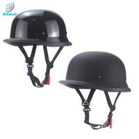 Blesiya Xe Máy Nửa Mũ Bảo Hiểm Nam Nữ Có Dây Đeo cằm Có Thể Điều Chỉnh Thiết Kế Retro Mũ Bảo Hiểm Nhẹ Cho Chopper Trượt Băng