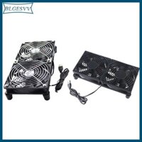 Blg Bộ định tuyến PC chạy bằng USB 120mm 5V Bộ điều khiển tốc độ quạt đôi Quạt làm mát lưu lượng không khí cho bộ định tuyến Modem thu