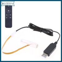 Blg USB AA Eliminators Cáp Thay Thế 3 Cái 1 5V AA LR6 Pin Cho Đèn LED Đồ Chơi Điện Tử Dải Đèn