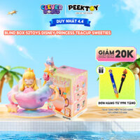 Blind Box Công Chúa Disney Princess Teacup Sweetie, 52TOYs, Mô Hình Búp Bê Mini Bạch Tuyết, Nàng Tiên Cá Clever Box