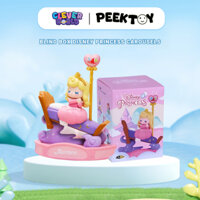 Blind Box Công Chúa Disney Princess Carousels 52TOYs, Mô Hình Búp Bê Mini Bạch Tuyết, Nàng Tiên Cá Clever Box