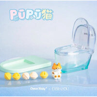 Blindbox pupu cat toilet giá đỡ điện thoại