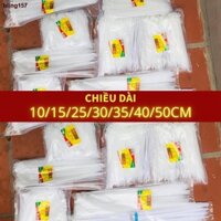 ◄✵bling157Dây rút nhựa 1kg đen trắng, 1 cân dây thít nhựa 10cm 15cm 20cm 25cm 30cm 40cm 50cm lạt nhựa siêu bền, giá sỉ A