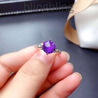 ✨Blingbling✨ Hàng Có Sẵn Nhẫn Kim Cương Giả pt950 Tám Mũi Tên Âm Thanh Nổi Bật