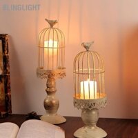 Blinglight Lồng Chim Đèn Sắt Vintage Có Thể Tháo Rời Đế Ổn Định Trang Trí Cho Phòng Ngủ Nhà Hàng