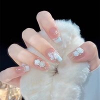 [Blingnail] Nailbox thịnh hành, thiết kế thủ công đính charm hoa -N170