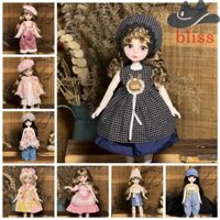 Bliss 1 Bộ Búp Bê BJD 30cm Có Quần Áo, Có Tóc Giả Trang Điểm Tóc Dài Búp Bê BJD, Anime Đẹp Mắt Hấp Dẫn 1 / 6 SD Công Chúa Bóng Trang Điểm Chung Búp Bê Tập Đi