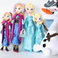 Bliss Anna Elsa Búp Bê Hoạt Hình 40 / 50CM Quà Tặng Giáng Sinh Đồ Chơi Búp Bê Elsa