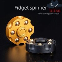 Bliss Tay Spinner, Hợp Kim Tiếng Ồn Thấp Kim Loại Ngón Tay Spinner, Hình Phòng Chống Áp Lực Chống Lo Âu Màu Trơn Đầu Ngón Tay Con Quay Unisex
