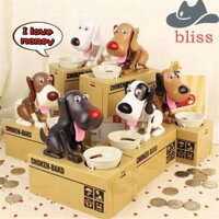 Bliss Tự Động Ăn Trộm Chó Đồng Xu Heo Đất, Hộp Tiền Điện Tử Chống Rơi Dung Tích Lớn, Hộp Tiết Kiệm Vị Trí Ngồi Đồng Xu Dễ Thương Hộp Bảo Quản Trang Trí Nhà