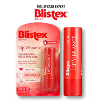 Blistex Lip Vibrance Tinted Balm - Hydrating Lip Care với SPF 15, Màu Sheer, Môi được bảo vệ