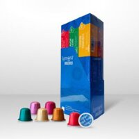 Block 6 hộp cà phê viên nén Lamosi Nespresso Capsule đủ vị, phù hợp với máy pha cafe viên nén Nespresso