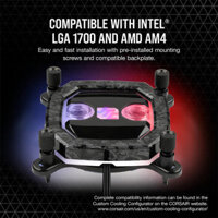 Block CPU Corsair Hydro X Series XC8 RGB PRO (1700/1200/AM4) - JayzTwoCents Edition