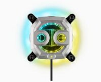 Block CPU Corsair Hydro X Series XC7 RGB PRO (1700/1200/AM4) — Silver