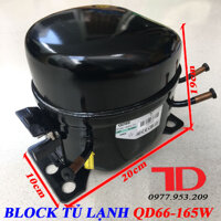Block dành cho tủ lạnh, máy nén  - QD66 165W từ 250L đến 300L
