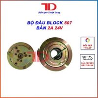 Block Máy Lạnh Ô Tô Sanden 507 bản 2A loại 24V,12V - Điện Lạnh Ô Tô Thuận Dung - ĐẦU BLOCK 507 2A 24V