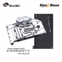 Block VGA Bykski A-GV6600XT-X ARGB Tản nhiệt nước custom - Hyno Store