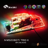 Block VGA Bykski N-MS2080TITRIO-X ARGB Tản nhiệt nước custom - Hyno Store