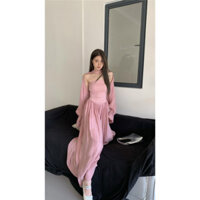 BLOOM - Đầm cúp ngực màu hồng nhạt ngọt ngào nữ tính