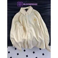 Bloomridge Dài Tay Sọc Dopamine Phong Cách Yêu Cầu Chó Con Thêu Áo Khoác Baggy