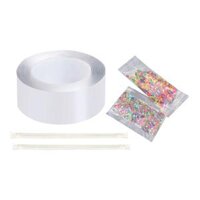 Blow Bubbles Double Sided Tape Adhesive DIY Crafting Transparent Color - 1mmx3cmx1m