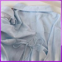 Blowing Sea Breeze > Phiên Bản Hàn Quốc Lá Phù Hợp Với Áo Thun Nữ Tay Dài Đơn Giản Màu Tươi Mát Áo Thun Trơn