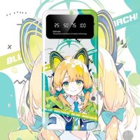 Blue Archive Feather Green Power Bank 20000mAh 50000mAh Điện thoại di động với cáp tích hợp dung lượng lớn anime