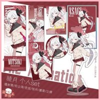 Blue Archive Mutsuki Blue Archive Azure File Quạt gốc Dòng thường ngày Hàng tháng Laser Vé Huy hiệu Mặt dây chuyền Giấy màu Hàng hóa