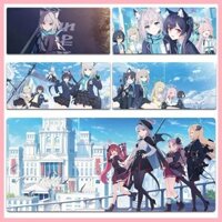 Blue Archive Takanashi Hoshino Sunaokami Shiroko Sorasaki Hina Izayoi Nonomi Blue Blue File Mouse Pad Oversized Blue Laptop Bàn Pad Bàn phím Pad Bé trai Trò chơi chơi chơi Game Tùy chỉnh