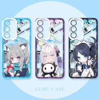 Blue File Samsung S21FE Cát Sói Trắng S22 + Azure A54 Vỏ Mềm A22A13A14 Nữ A54 Nam note20 Youxiang A53