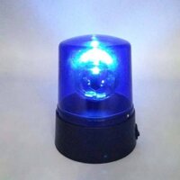 Blue LED Novelty Light Rotating Battery Operated Party Light Flashing Design