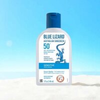 Blue Lizard Sensitive SPF 50+ Mineral Sunscreen Lotion, Broad Spectrum, All Ages