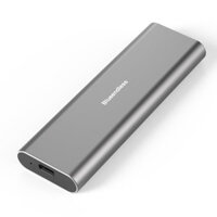 Blueendless M2815SN M.2 SATA/NVME Dual-protocol SSD Enclosure 10Gbps External Solid State Drive Case Tools-free Case Com