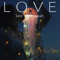 [Bluehomerv] Đèn Lồng Hình Sứa Biển, Đèn Lồng Hình Sứa Biển sáng tạo, trang trí phòng, quán cafe.