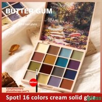 Blueplace 16 Màu Sắc Soild Palette Nhật Bản Rắn Ngâm Tắt UV LED Nail Art Ba Lan Keo Thạch Salon Gel Bán Vĩnh Viễn vecni Lai với Bàn Chải Giao hàng Nhanh Chóng