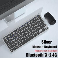 Bluetooth 5.0 &amp; 2.4G Không Dây Combo Bàn Phím Và Chuột Mini Bàn Phím Đa Phương Tiện Chuột Cho Laptop Tivi iPad macbook Android - one, one