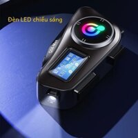 Bluetooth 5.3 Mũ bảo hiểm xe máy Liên lạc nội bộ Tai nghe chống nước 500m Ip65 có màn hình LCD và chức năng chia sẻ âm n