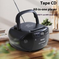 Bluetooth CD Máy nghe nhạc MP3 Đài FM cassette Máy nghe nhạc cassette có ổ đĩa flash USB Học tập đĩa tiếng Anh