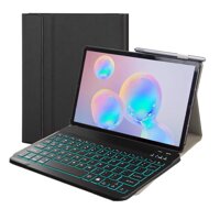 Bluetooth Keyboard Holster ST870S for Samsung Galaxy Tab S7 T870/T875 11 inch 2020 Ultra-Thin Detachable Bluetooth Keyboard Leather Case with Stand...