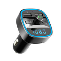 Bluetooth Quick Charge 2.4A Bộ sạc USB xe hơi phát Fm rảnh tay Máy nghe nhạc Mp3 trên ô tô 5.0 tự động