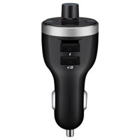 Bluetooth V4.2 Car Fm Transmitter Wireless Radio Adapter Mp3 Player Plus Usb Charger - Y10
