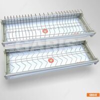 BLUHA Giá để bát đĩa cho tủ bếp trên inox 304 bảo hành 15 năm kích thước 80cm