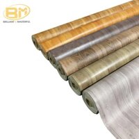BM BRILLIANT & MASTERFUL Thảm trải lót sàn simili vân gỗ , tấm simili dán sàn giả gỗ nền nhựa pvc nhám chống trượt dày 0