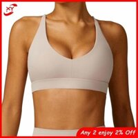 Bm Nữ Cổ Chữ V Áo Mùa Hè Chắc Chắn Lưng Không Tay Thể Hình Áo Ngực Thể Thao Slim Fit Dây Đeo Chữ Thập Crop Yoga Áo Vest